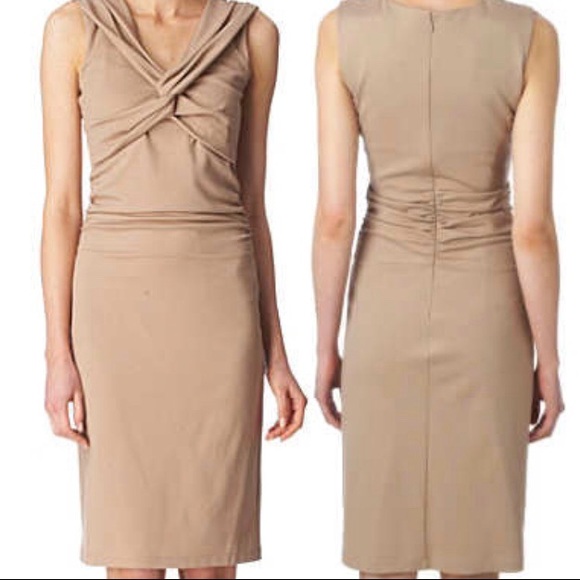 reiss twist front dress